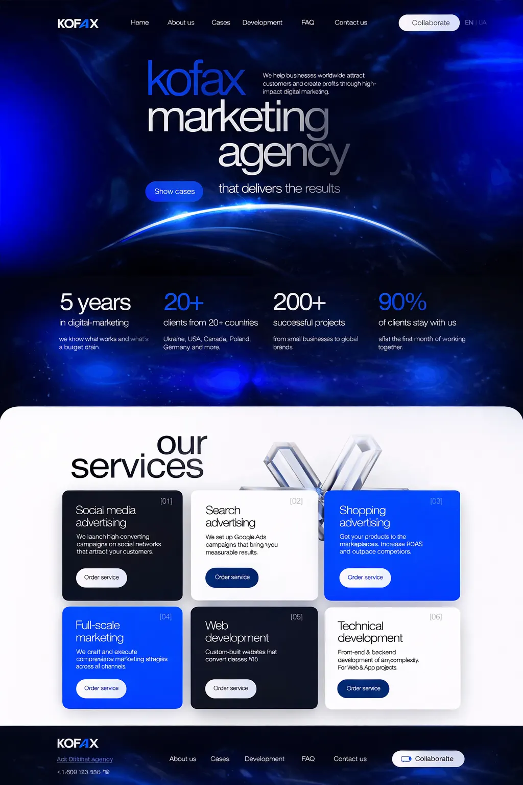 Website Development for a Digital Agency