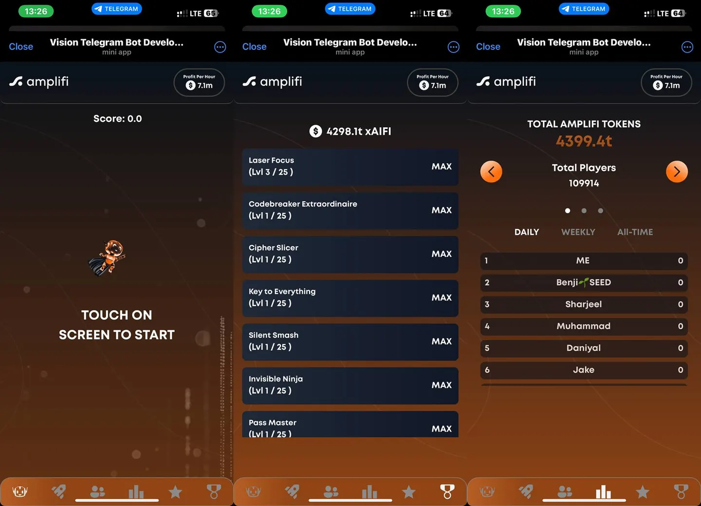Telegram Bot and Backend Infrastructure for a Crypto Mini App