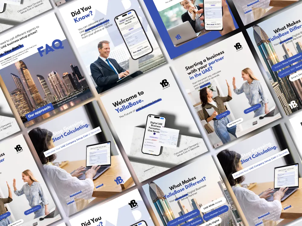 SMM and Visual Branding for YallaBase